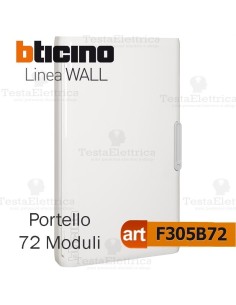 Portello bianco per Centralino da parete 72 Moduli serie Wall Bticino