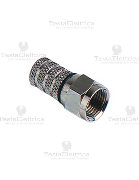 Connettore F professionale per cavi TV 6,8 mm