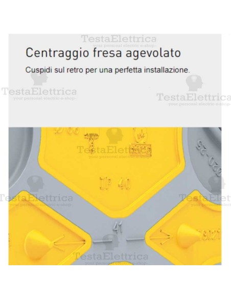 Scatola da incasso cartongesso portafrutti 3 moduli PB503N bticino 