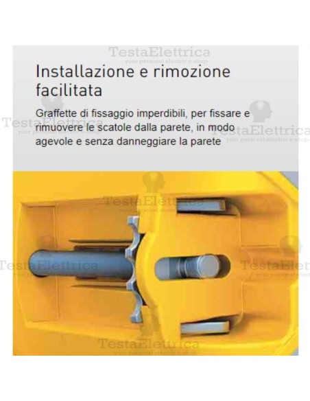 Scatola da incasso cartongesso portafrutti 4 moduli PB504N bticino