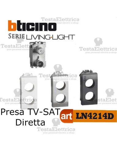 Presa TV-SAT demiscelata Bticino Living Light