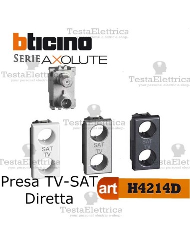 Presa TV-SAT diretta demiscelata Bticino Axolute