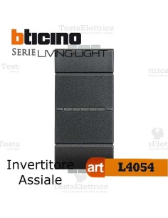 Invertitore assiale 1P  Antracite Bticino LivingLight