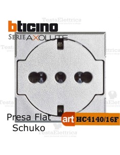 Presa FLAT standard tedesco Tech Bticino Axolute