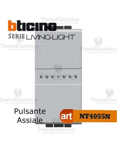 Pulsante assiale 1P  Tech Bticino LivingLight