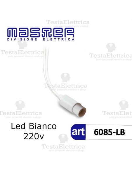 Spia Led Bianca 220v per moduli Basculanti Master