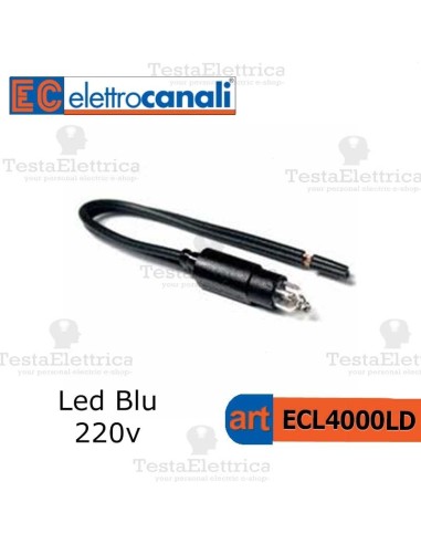 Spia Led Blu 220v per moduli Basculanti Elettrocanali