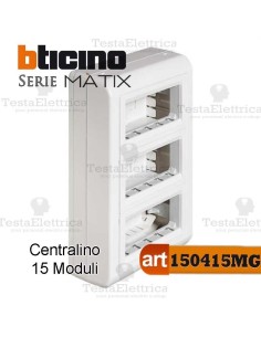 Centralino a parete per 15 Moduli Matix Bticino