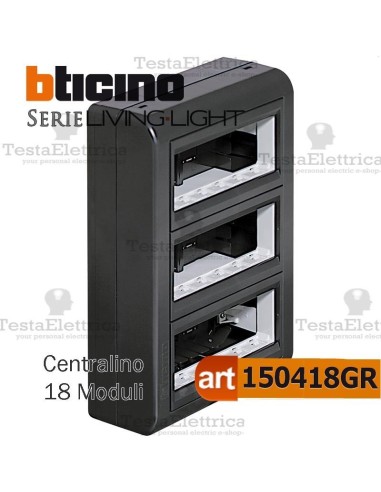 Centralino a parete per 18 Moduli LivingLight Bticino