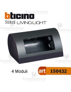 Cassetta da tavolo per 4 Moduli LivingLight Bticino