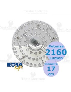 Piastra LED sostituzione circoline neon 24 Watt  4000 Kelvin