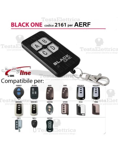 Black One 2161 Radiocomando compatibile AERF Gbs JollyLine