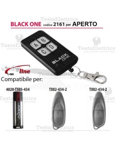 Black One 2161 Radiocomando compatibile APERTO Gbs JollyLine