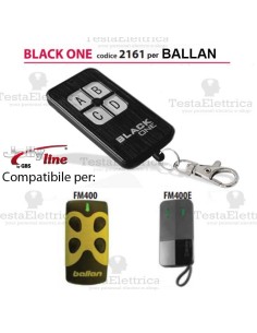 Black One 2161 Radiocomando compatibile Ballan Gbs JollyLine