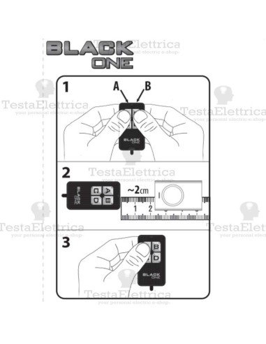 Black One 2161 Radiocomando compatibile ERREKA Gbs JollyLine
