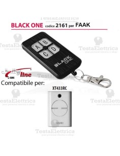 Telecomando compatibile FAAC auto apprendente BlackOne