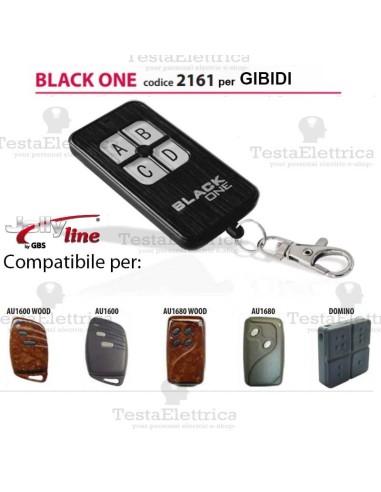 Black One 2161 Radiocomando compatibile GIBIDI Gbs JollyLine