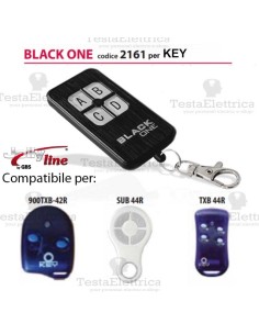 Black One 2161 Radiocomando compatibile KEY Gbs JollyLine