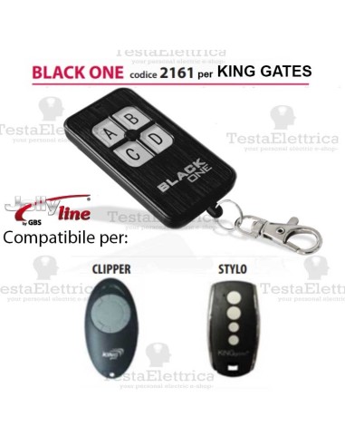 Black One 2161 Radiocomando compatibile KING KATES Gbs JollyLine