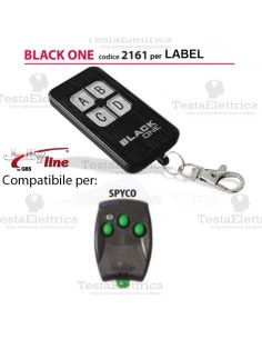 Black One 2161 Radiocomando compatibile LABEL Gbs JollyLine