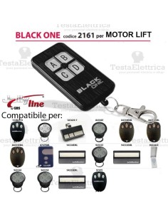 Black One 2161 Radiocomando compatibile MOTOR LIFT Gbs JollyLine