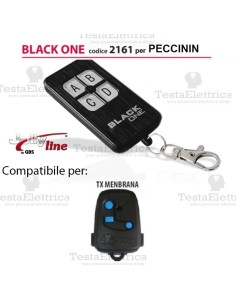 Black One 2161 Radiocomando compatibile PECCININ Gbs JollyLine