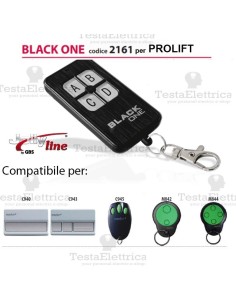 Black One 2161 Radiocomando compatibile PROLIFT Gbs JollyLine