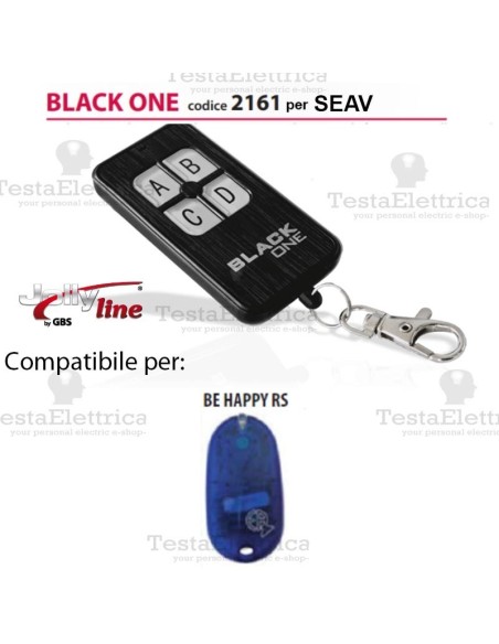 Black One 2161 Radiocomando compatibile SEAV Gbs JollyLine