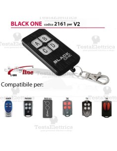 Telecomando compatibile V2 auto apprendente BlackOne