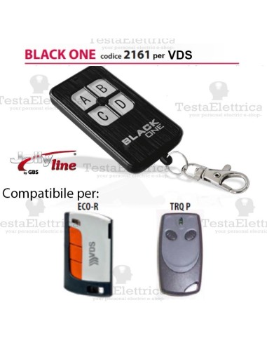 Telecomando compatibile VDS auto apprendente BlackOne