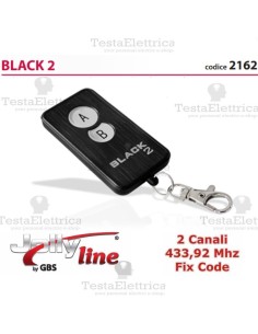radiocomando universale codice fisso 433,92 black 2 jolly line
