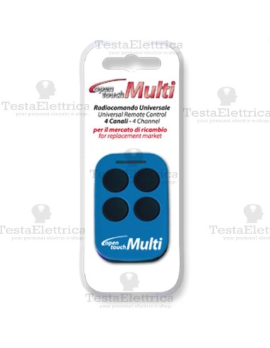 Radiocomando universale auto apprendente codice fisso OPEN TOUCH  multi jolly line