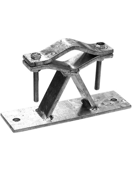 Zanca tipo "Emilia" 10 cm per fissaggio pali a muro ztl0006