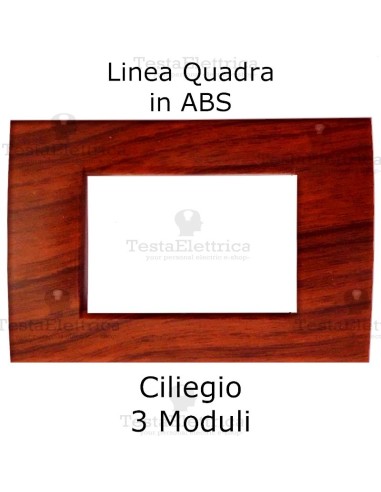 Placchetta ciliegio compatibile con serie Bticino Matix