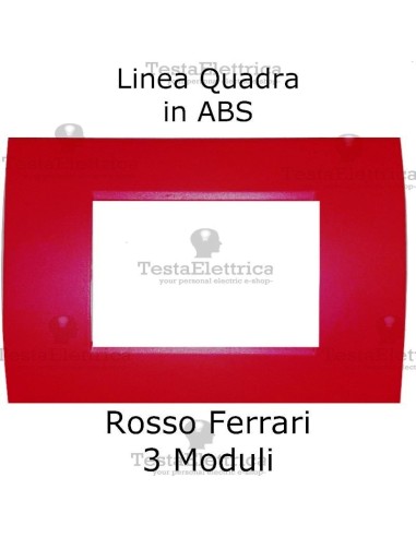 Placchetta rosso ferrari compatibile con serie Bticino Matix