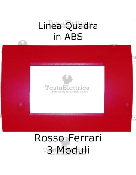 Placchetta rosso ferrari compatibile con serie Bticino Matix