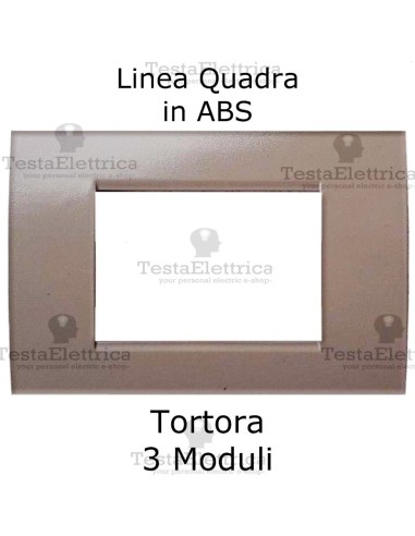 Placchetta tortora compatibile con serie Bticino Matix