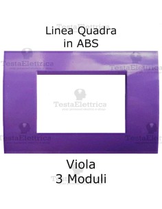 Placchetta viola compatibile con serie Bticino Matix