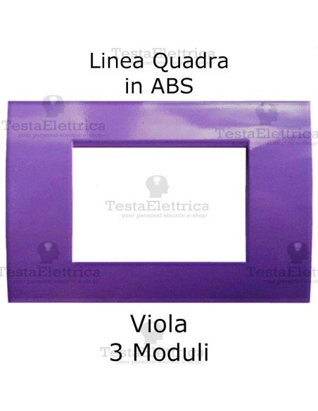 Placchetta viola compatibile con serie Bticino Matix