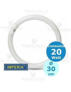 Circolina LED G10q T9 sostituzione circoline neon 32 Watt 