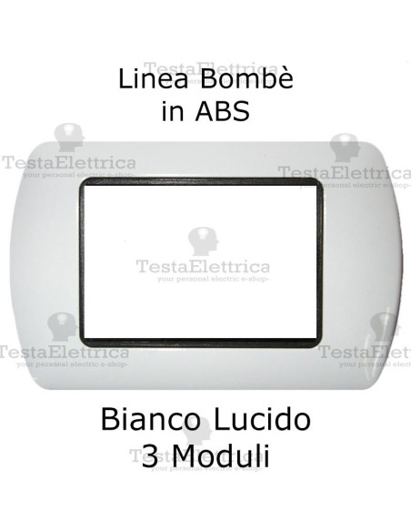 Placchetta Bianca compatibile e adattabile  Bticino Living Light