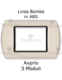 Placchetta Avorio compatibile e adattabile  Bticino Living Light