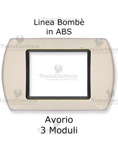 Placchetta Avorio compatibile e adattabile  Bticino Living Light