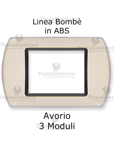Placchetta Avorio compatibile e adattabile  Bticino Living Light