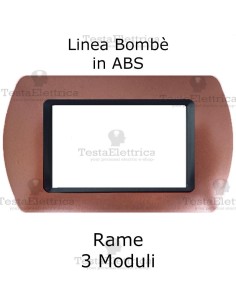 Placchetta Rame  compatibile e adattabile  Bticino Living Light