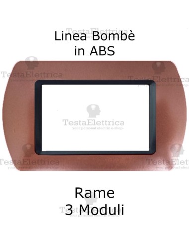 Placchetta Rame  compatibile e adattabile  Bticino Living Light