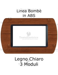 Placchetta Legno Chiaro compatibile e adattabile  Bticino Living Light