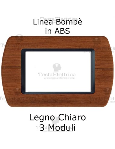 Placchetta Legno Chiaro compatibile e adattabile  Bticino Living Light