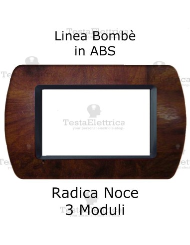 Placchetta Radica compatibile e adattabile  Bticino Living Light