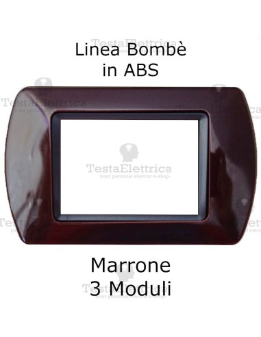 Placchetta Marrone compatibile e adattabile  Bticino Living Light